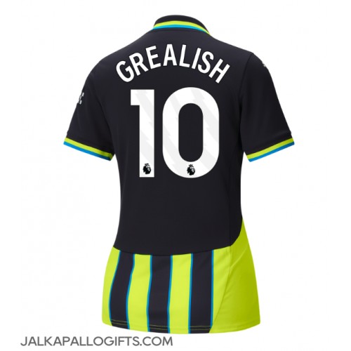 Manchester City Jack Grealish #10 Vieraspaita Naiset 2024-25 Lyhythihainen